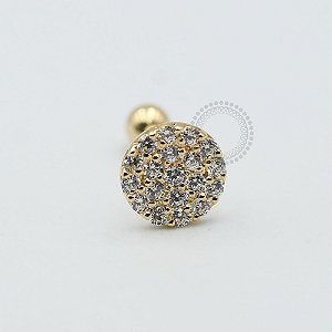 OR28 Microbell Circulo Ouro 18K (6mm 0,60g /8mm 0,62g)