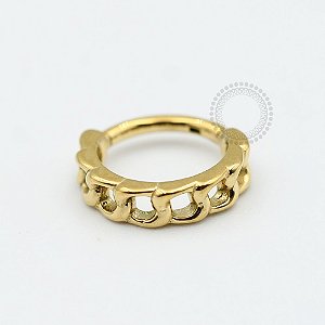 PVD40 Segmento Corrente aço PVD Gold