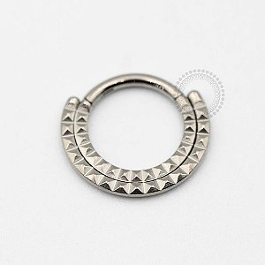 TN03 Segmento Inca Duplo Frontal Titânio  (OUTLET)