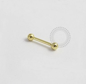 AP02 Microbell Reto Banho Ouro 18K