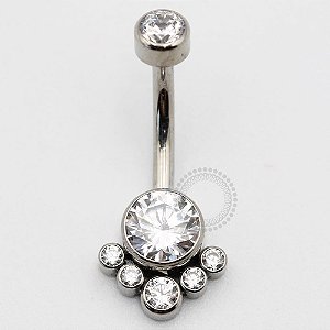 TN142 Navel Piercing Decorada Modelo 1