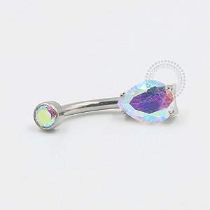 TN526 Navel Gota Zirconia Titânio