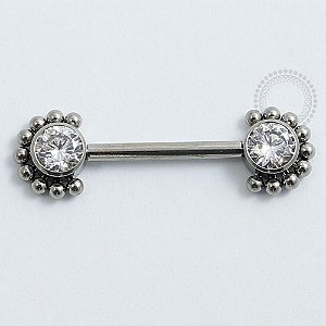 TN161 Nipple Jewelry Indiana (Modelo 2) Titânio
