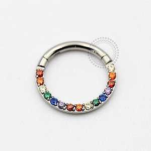 TN69 Segmento Frontal Rainbow Titânio ASTM F136