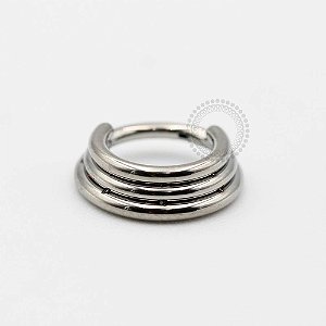 TN98 Segmento Três Linhas Titânio ASTM F136