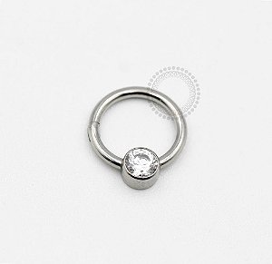 TS08 Segmento Articulado CZ Swarovski Titânio