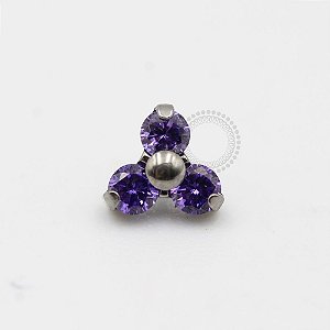 TN223 Topo Trinity Roxo Titânio ASTM F136