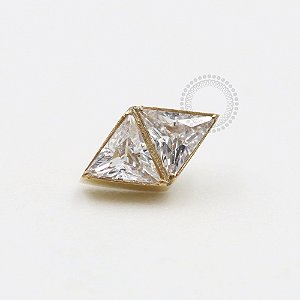 TN657 Topo losango titânio PVD gold