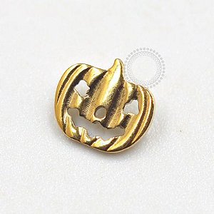 TN674 Topo Abobora Halloween Titanio PVD Gold