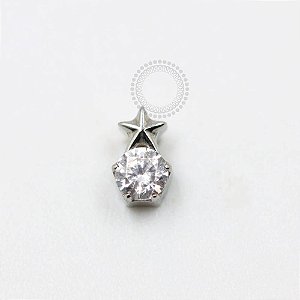 TN984 Topo Micro Estrela Titânio