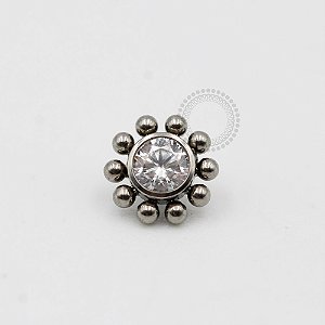 TN121 Topo Sol Zirconia com Esferas Titânio ASTM F-136