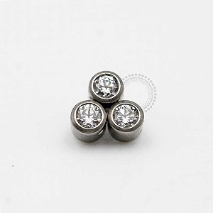 TN174 Topo Trinity Circular Zirconias Titânio ASTM F-136