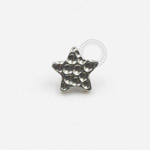 TN363 Topo Estrela Martelado Titânio