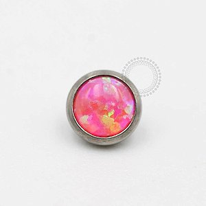 TN384 Topo Microdermal Synthetic Opala Rosa Titânio
