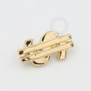 OR70 Topo Cifrão Ouro 18K (0,18g)