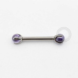 TN313 Nipple Esferas Sintéticas Rosca Interna Titânio ASTM F-136