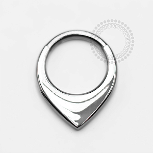 TN1279 Segmento Gota Frontal Titânio ASTM F-136