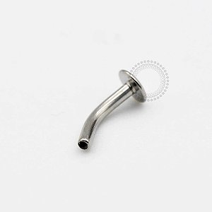 TN1463 Haste Curva 1.6mm Push Pin Titânio ASTM -136