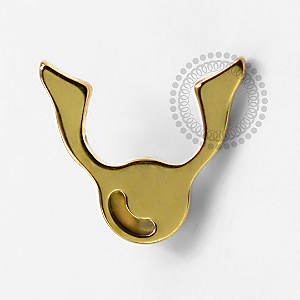 TN1513 Topo Pomo De Ouro Harry Potter Titânio PVD Gold