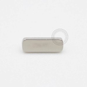 TN37 Topo Retângulo Liso 1.6mm Titânio (OUTLET)