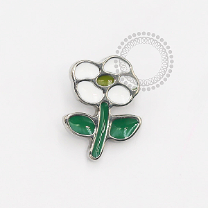 TN1883 Topo Flor Resinada Titânio ASTM F-136