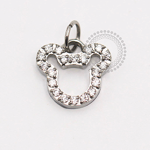 TN1903 Pingente Mickey Mouse Titânio ASTM F-136