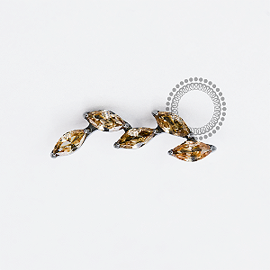 TN1909 Topo Cluster 5 Navetes Champanhe Titânio ASTM F-136