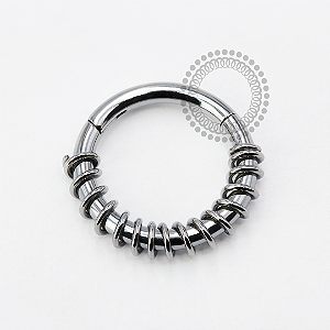 TN1929 Segmento Com Mola Titânio ASTM F-136