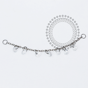 TN2040  Corrente 7 CZ Titânio ASTM F-136