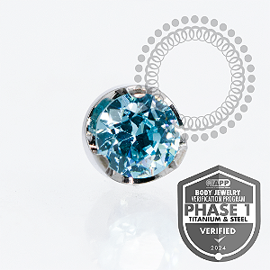 TT18 Topo Zirconia Aqua Disco  Push Pin Titânio Mill ®