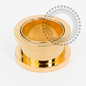 TN2114 Alargador 14mm Rosca Externa Titanio PVD Gold