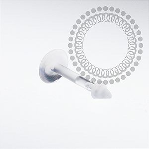 BF12 Labret Spike Push Pin Silicone