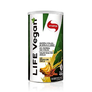 Life Vegan Banana com Canela (450g) - Vitafor