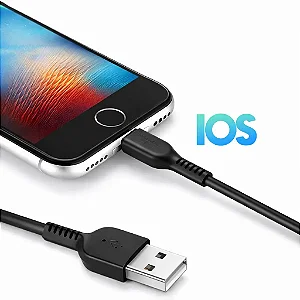 Lúmen+ Lightning Turbo Charge 1m – Cabo USB iOS de Carregamento Rápido