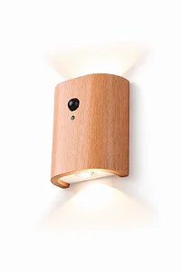 Lúmen+ WoodSense Glow – Arandela LED Inteligente com Sensor de Movimento