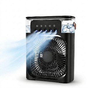 Lúmen+ Breeze Pro – Climatizador Portátil 4 em 1 com Ventilador, Umidificador e Luz LED Ambiente