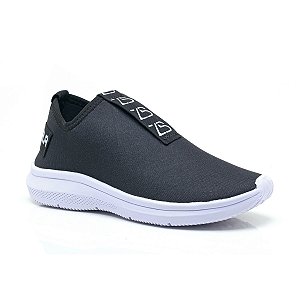 Tênis Feminino Meia Preto Branco