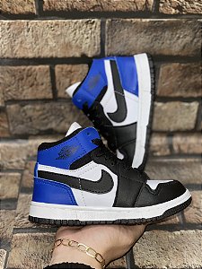 Tenis Air Jordan Infantil Preto Azul Duster shoes
