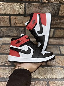 Tênis Air Jordan Infantil Preto Vermelho