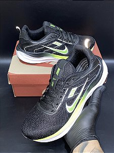 Tênis NK Air running V2 Preto Verde