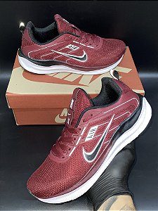 Tênis NK Air running V2 Bordô