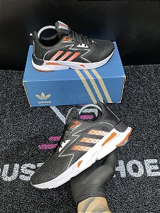 Tênis Adidas Run Preto Laranja