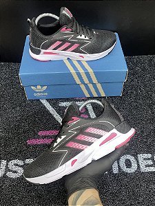 Tênis Adidas Run Preto Rosa