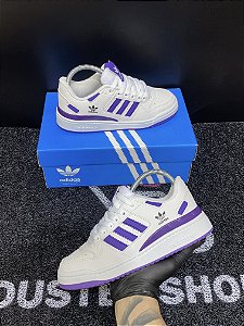 Tênis Adidas Forum 84 Low Branco Roxo