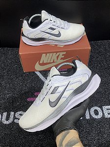 Tênis NK Air running V2 Branco Preto