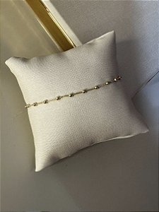 PULSEIRA VENEZIANA COM BOLINHAS
