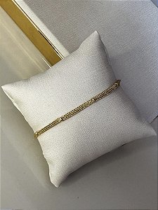 PULSEIRA TRIPLA COM BOLINHAS