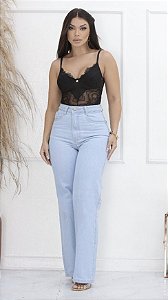 CALÇA JEANS WIDE LEG