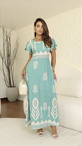 VESTIDO LONGO ESTAMPADO