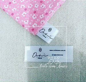 Etiqueta de cetim | 5x2 cm